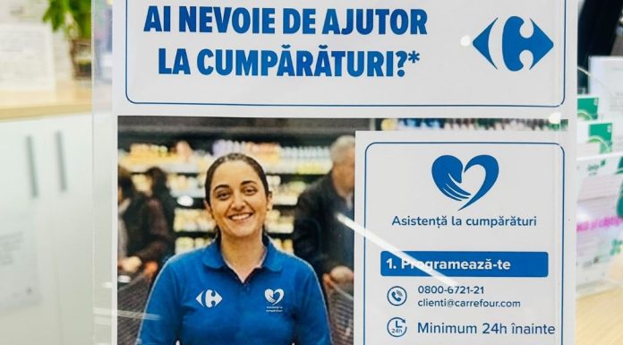 Asistență gratuită în Carrefour pentru persoanele cu dizabilități