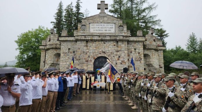 FOTO Omagiu eroilor români, astăzi, la Mărăști și Soveja