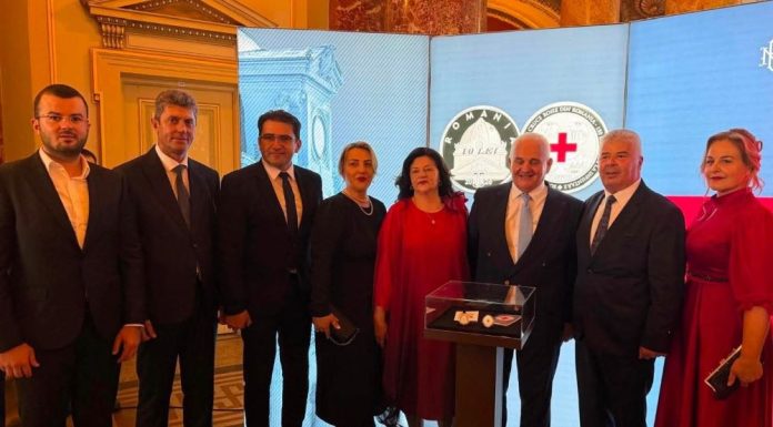 FOTO Delegație importantă a Crucii Roșii Vrancea, la Gala Aniversară – 150 de ani – a Crucii Roșii Române