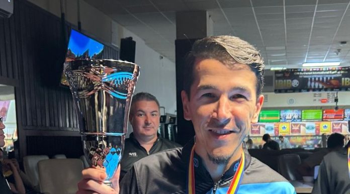 Ion Daniel Munteanu din Odobești, pe podiumul Campionatului Național de Biliard și calificat la Campionatul European din Polonia