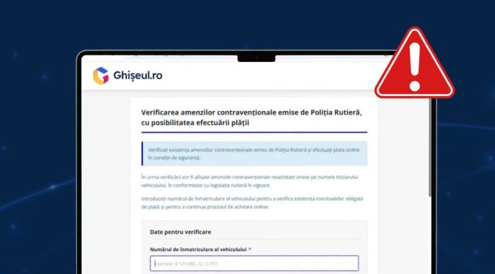 Avertizare: Mesaj fals ce folosește ”Ghișeul.ro” pentru a fura datele cardului bancar