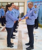 Jandarmi vrânceni înaintați în grad / Un jandarm montan care a intervenit la incendiul din Rucăreni, recompensat de MAI cu Diploma de Merit 2 jandarmi inaintare grad