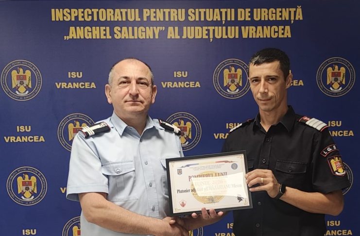 Pompierul lunii iunie este plutonier adjutant șef Măzăreanu Mircea