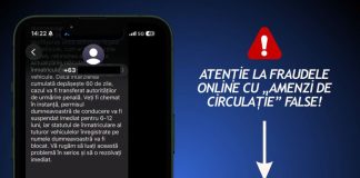 Atenție la fraudele online cu „amenzi de circulație” false!