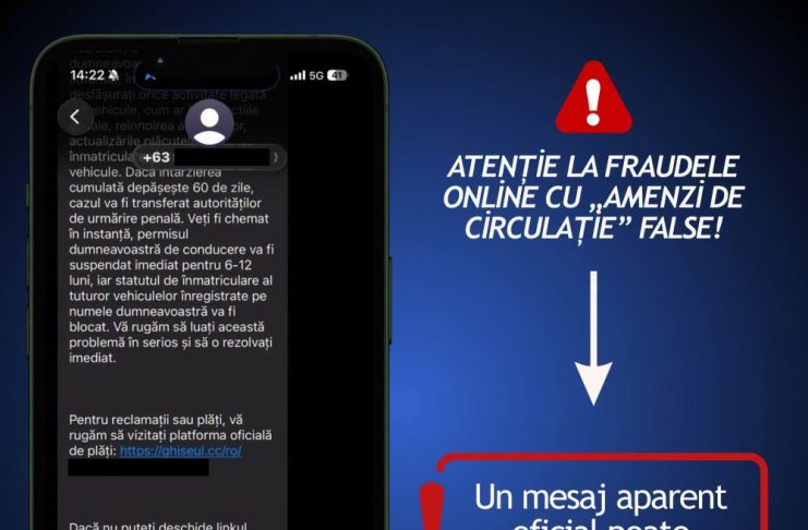 Atenție la fraudele online cu „amenzi de circulație” false!
