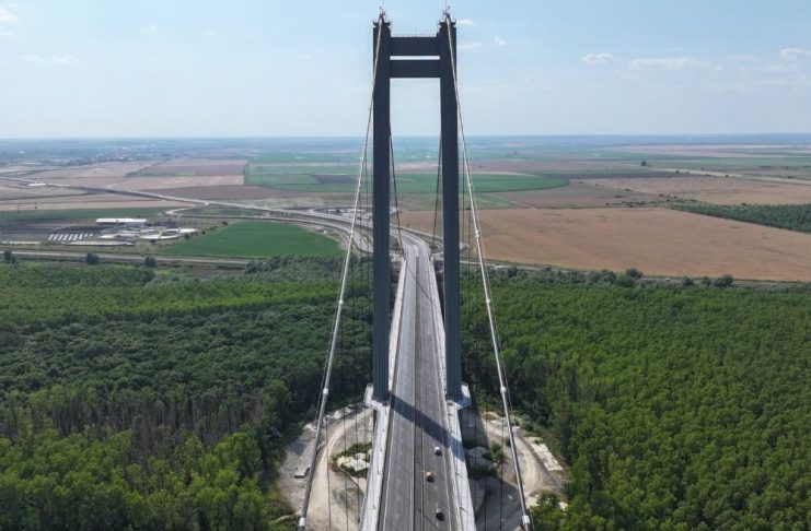 Atenție, șoferi! Lucrări la podul suspendat de la Brăila, restricții de trafic