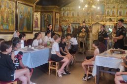 FOTO IPJ Vrancea: O zi a siguranței și bucuriei în Parohia Verdea 2 politie biserica verdea 2