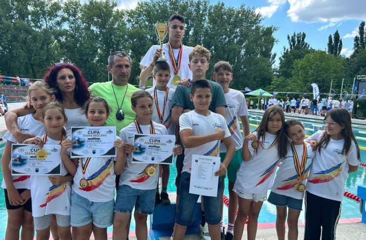 Rezultate foarte bune pentru micii înotători focșăneni la o competiție națională