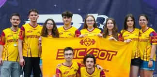 Echipa BrickBot de la Colegiul Unirea a obținut titlul de Event Winning Alliance la competiția FIRST Robotics Initiative