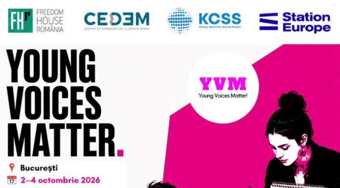 Freedom House România lansează înscrierile pentru Young Voices Matter! – un proiect Erasmus+ dedicat tinerilor care vor să transforme ideile în schimbare