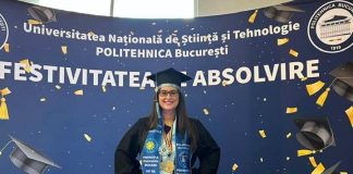 Fostă elevă a Colegiului Botta din Adjud, șefă de promoție în cadrul Universității Politehnica București