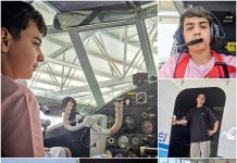 De la înălțimea muntelui, la înălțimea unui vis / Tinerii de la Modulele Familiale Odobești, pe munte și în avion tineri dgaspc avion