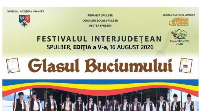 Duminică, 16 august, are loc Festivalul Folcloric „Glasul Buciumului” de la Spulber