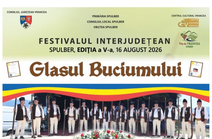 Duminică, 16 august, are loc Festivalul Folcloric „Glasul Buciumului” de la Spulber