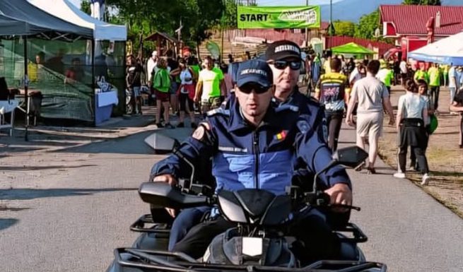 Jandarmii vrănceni, un nou weekend încărcat