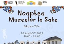 Noaptea Muzeelor la sate, sâmbăta viitoare afis muzee