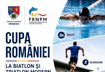 Vrancea intră pe harta marilor competiții sportive: Cupa României la Biatlon și Triatlon Modern, organizată în premieră la Focșani afis sport cj