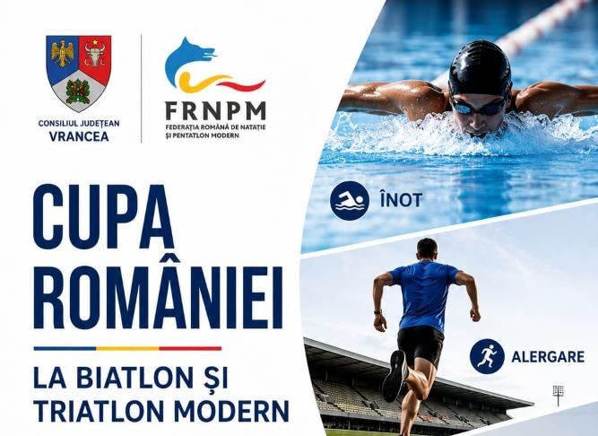 Vrancea intră pe harta marilor competiții sportive: Cupa României la Biatlon și Triatlon Modern, organizată în premieră la Focșani
