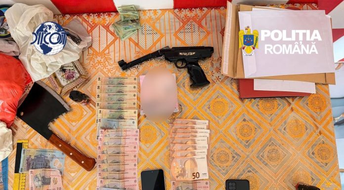 Femeie și bărbat, arestați pentru trafic de droguri de risc. Bani și arme găsite la percheziții
