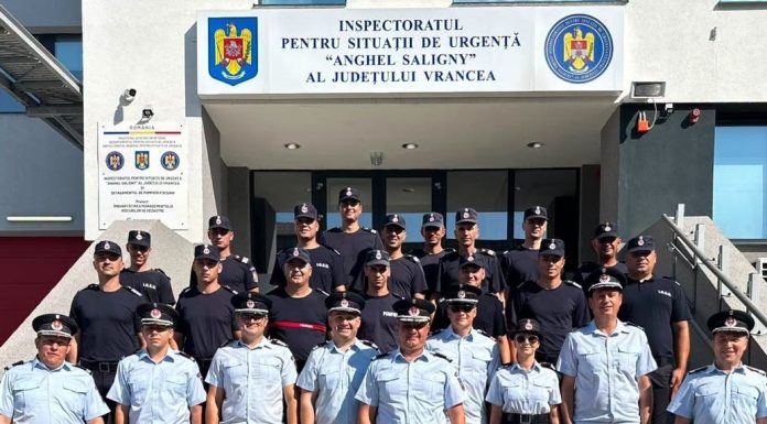 FOTO Avansări în grad la ISU Vrancea