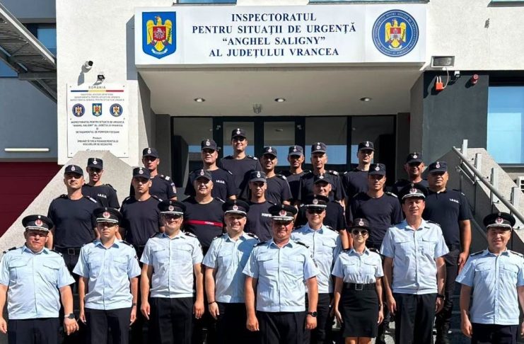 FOTO Avansări în grad la ISU Vrancea