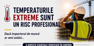 Atenționare din partea ITM: angajatorii sunt obligați să ia măsuri de protejare a angajaților pe timp de caniculă