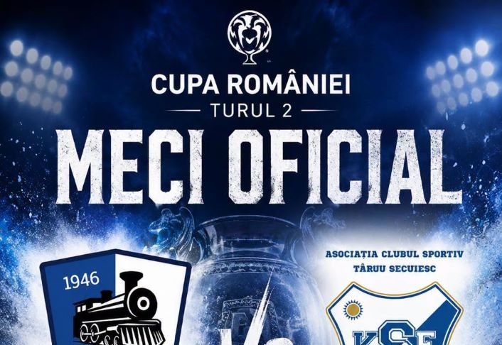 Fotbal, astăzi, la Adjud, în Cupa României