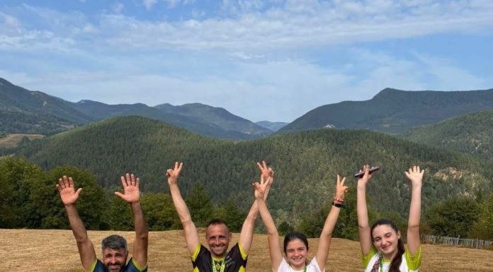 Membrii echipei de alergare din Nănești, printre protagoniștii competiției ”Vrancea Montană Run” din acest an