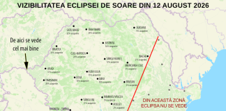 Eclipsă parțială de soare, vizibilă în această seară în câteva zone din România