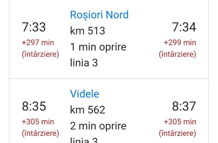 CFR Călători în 2026: când întârzierea devine normalitate, iar confortul pasagerului rămâne o promisiune / 26 de ore și 30 de minute între Oradea-București Nord-Focșani