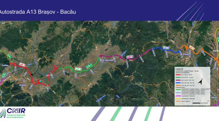 VIDEO Foraje geotehnice pe Autostrada Brașov-Bacău / A13, împărțită în 5 loturi
