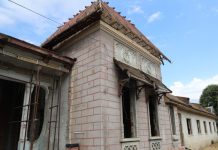 FOTO Avansează lucrările de consolidare și restaurare la Sala de Lectură a Bibliotecii Județene lucrari sala lectura