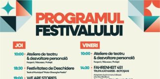 Festivalul de Teatru Tânăr “Ora de Teatru” începe astăzi și reunește artiști consacrați, regizori, profesori, oameni de cultură, trupe de teatru și tineri artiști