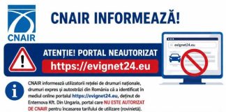 Atenție, șoferi! Portal neautorizat de vânzare a rovinietei!