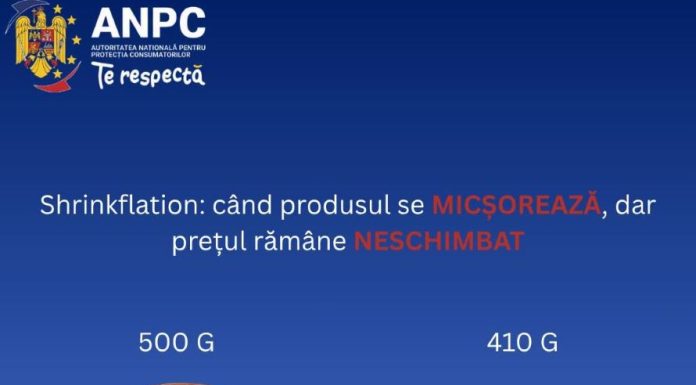 Metoda de înșelăciune ”shrinkflation”: când produsul se micșorează, dar prețul rămâne neschimbat