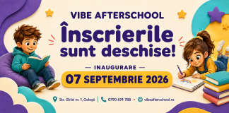 Vibe AfterSchool deschide înscrierile pentru anul școlar 2026–2027 în Golești, lângă Focșani