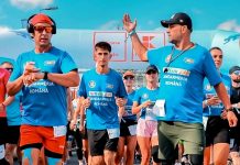 135 de kilometri pentru o cauză care contează. Performanță remarcabilă pentru un jandarm vrâncean la „Autism 24h” IMG 20260913 WA0046