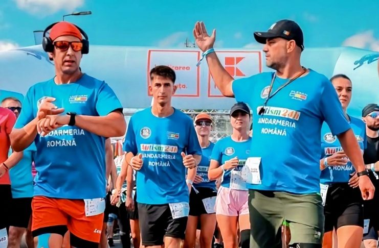 135 de kilometri pentru o cauză care contează. Performanță remarcabilă pentru un jandarm vrâncean la „Autism 24h”