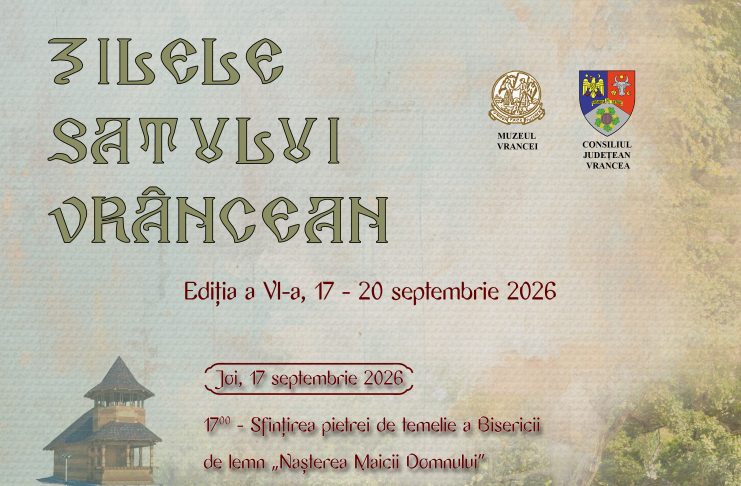 Zilele Satului Vrâncean, între 17 și 20 septembrie