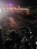 FOTO Carambol pe Autostrada Moldovei, aproape de Adjud / Trei răniți duși la spital 2 accident autostrada 2