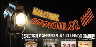 Maratonul comediilor la Teatrul Municipal ”Maior Gh. Pastia”