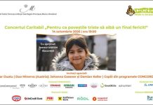 CONCORDIA lansează apelul către companii pentru susținerea celei de-a X-a ediții a Concertului Caritabil „Pentru ca poveștile triste să aibă un final fericit!” afis concert