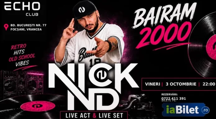Nick, de la N&D, recital la Focșani