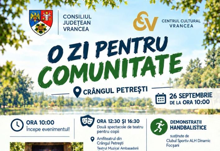 Muzică, teatru și sport, în Crângul Petrești