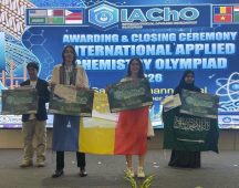 Aur și marele premiu la Olimpiada Internațională de Chimie Aplicată, pentru un elev de la Colegiul Cuza din Focșani 1 aur chimie rentea