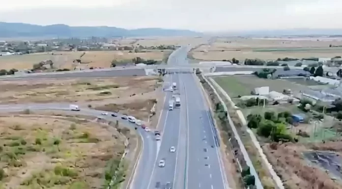 VIDEO S-a deschis nodul rutier Bacău Nord, de pe Autostrada Moldovei
