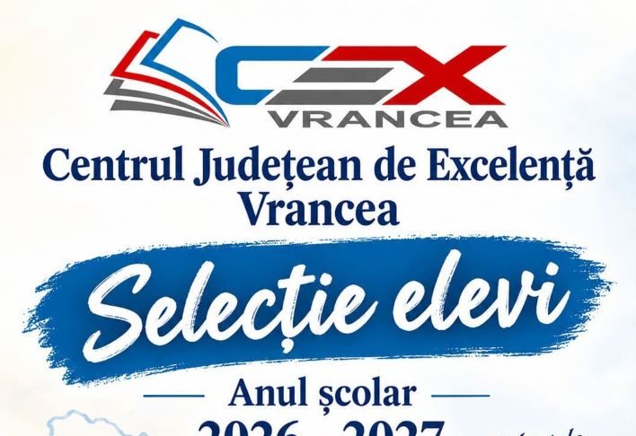 Elevii sunt așteptați să se înscrie la Centrul de Excelență Vrancea