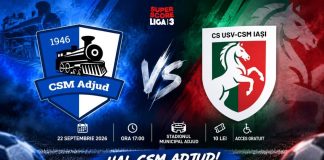 Fotbal: meci important, astăzi după-amiază, pe stadionul din Adjud