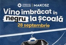 La școală, în negru! Protestul elevilor față de uniforma școlară carton protest uniforma