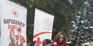 Voluntarii Crucii Roșii Vrancea, în stradă, de Ziua Mondială a Primului Ajutor